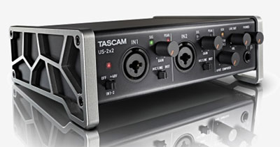 TASCAM US 2x2 USB audio interface